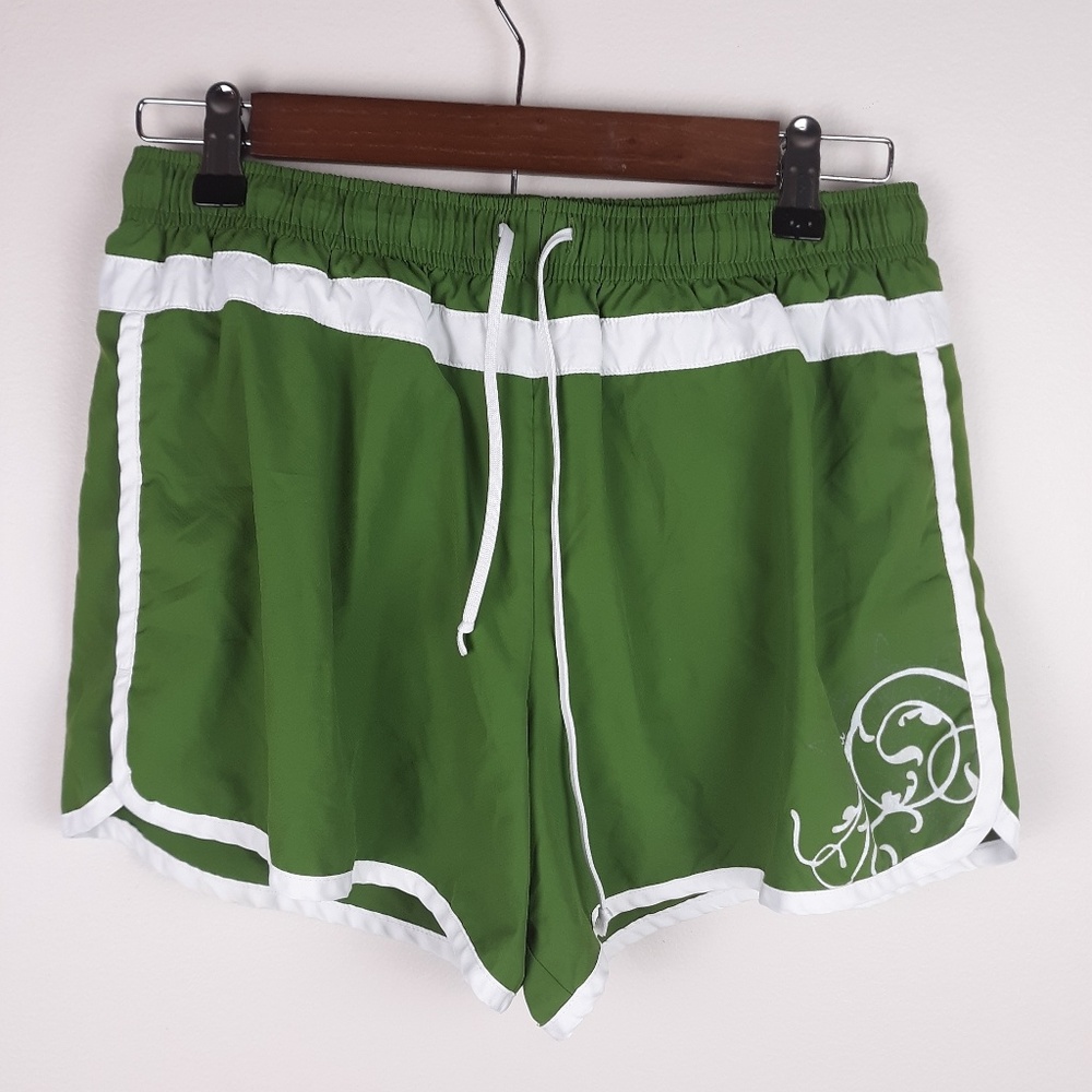 Athleta green gym shorts